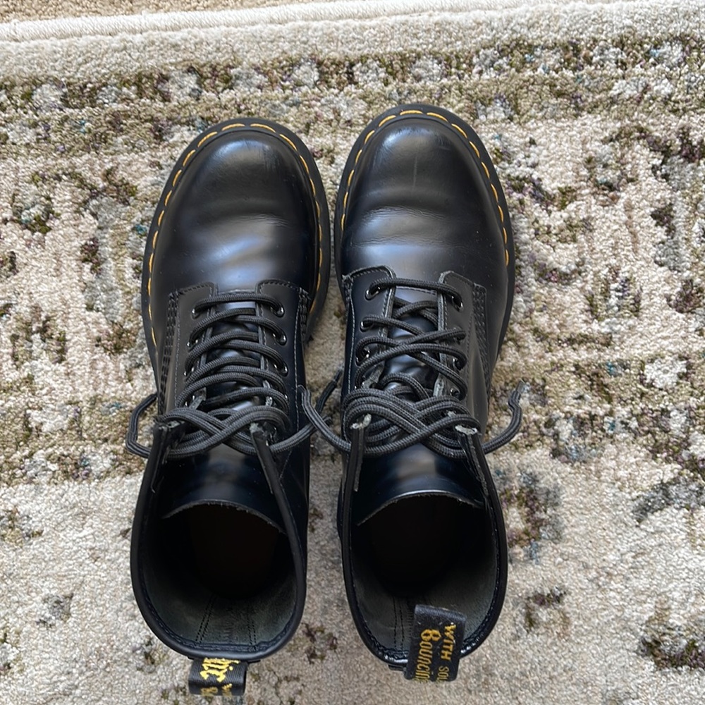 Doc marten boots.
